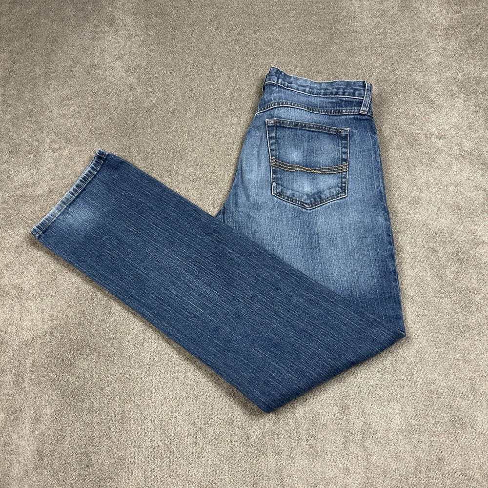 Ariat M5 Slim Straight Jeans 32x36 Medium Wash Denim Western Workwear Cowboy